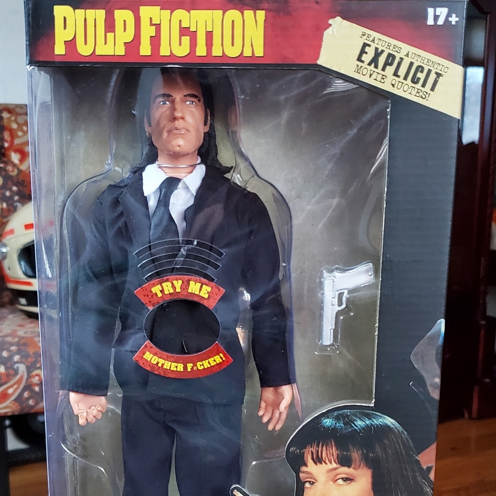 PULP FICTION Vincent Vega 13" [Explicit Talking] Action Figure